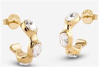 Boucles d'oreilles Guess Femme in Acier Cristallo JUBE06 309JW YG